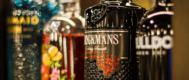 Bottles of Brockman's gin